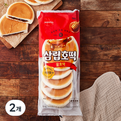 삼립 꿀호떡, 513g, 2개