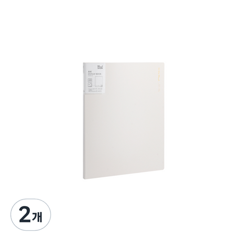 누사인 파스텔 모던 클리어 파일 20매, 2개, 베이지