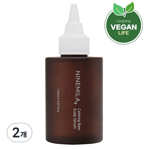 나인밀라 카밍비어 두피세럼, 120ml, 2개