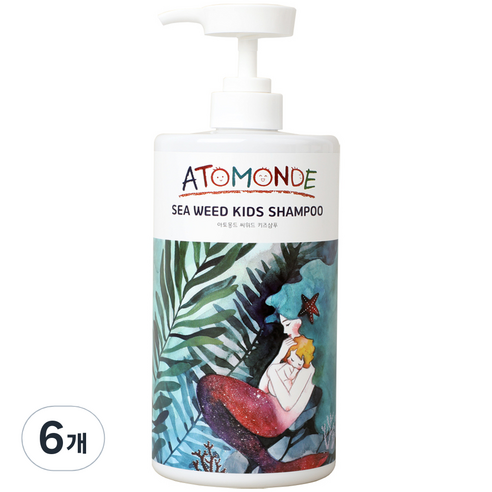 아토몽드 씨위드 키즈샴푸, 1000ml, 6개
