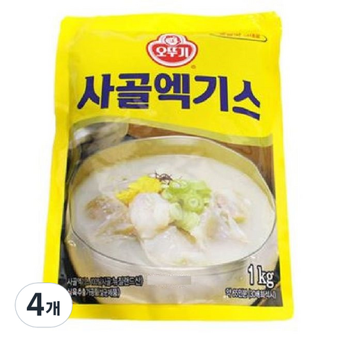 [오뚜기] 사골엑기스, 1kg, 4개