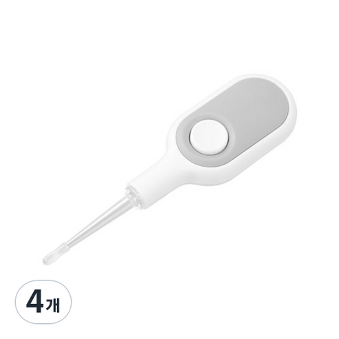 블루버킷 심플 디자인 LED 유아귀이개, 4개, 1개입