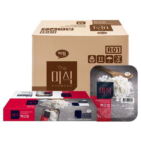 The미식 백미밥, 36개, 210g