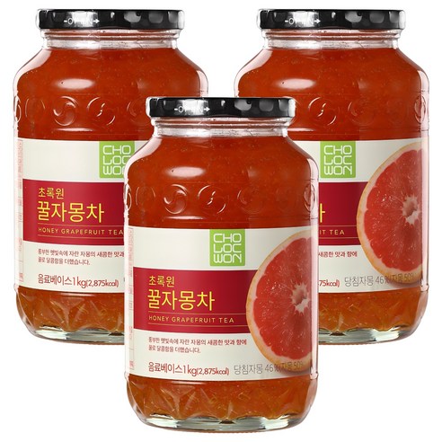 초록원 꿀자몽차, 1kg, 1개입, 3개