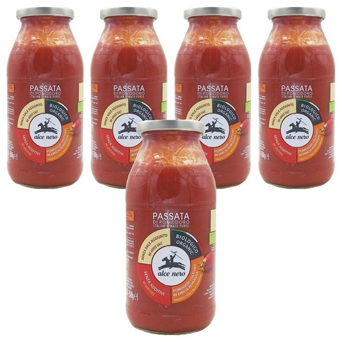 알치네로 유기농 농축 토마토소스, 500g, 5개