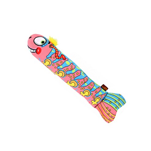 피키픽스 고양이 바스락 캣닢 쿠션 물고기 애착인형 장난감, 1개, 핑크