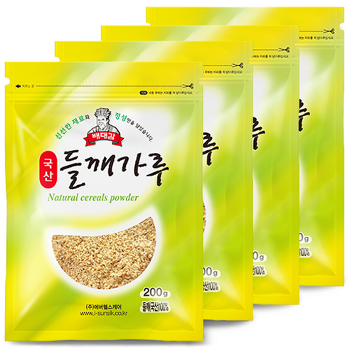 배대감 국산들깨가루, 200g, 4개