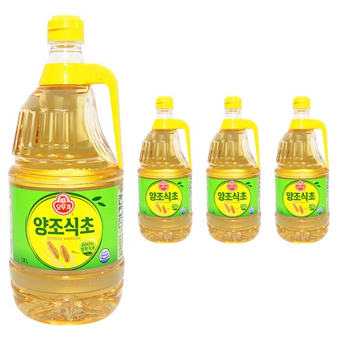 오뚜기 양조식초, 1.8L, 4개