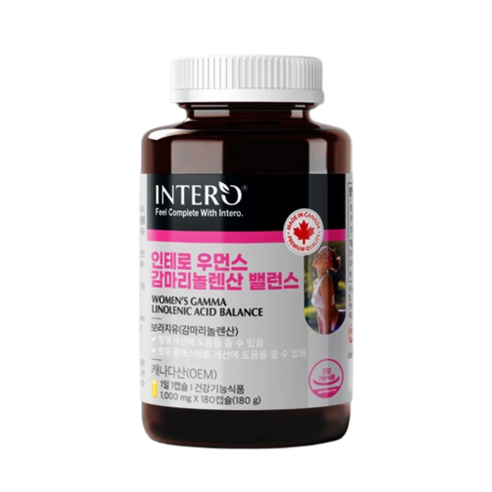 인테로 우먼스 감마리놀렌산 180g, 180정, 1개