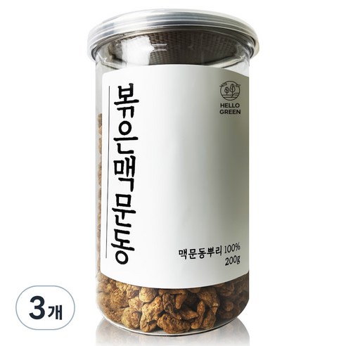 헬로우그린 국내산 볶은 맥문동, 200g, 3개