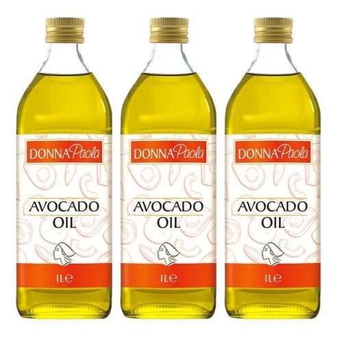 도나파올라 아보카도 오일, 1L, 3개