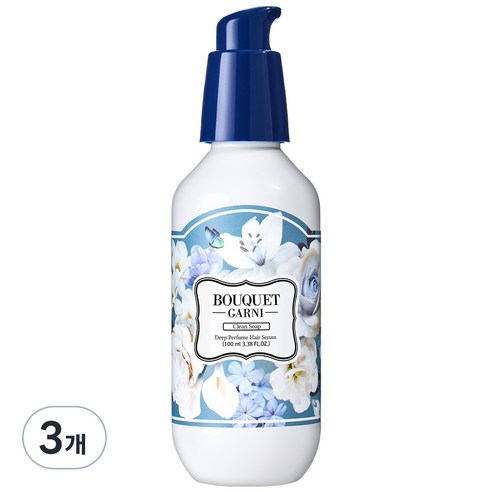 부케가르니 딥퍼퓸 헤어세럼 클린솝, 100ml, 3개