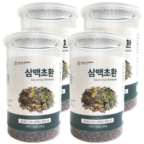 헬로우그린 삼백초환, 260g, 4개