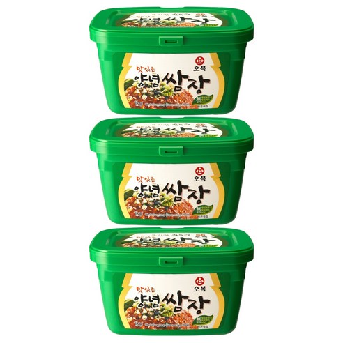 오복식품 양념쌈장, 1kg, 3개