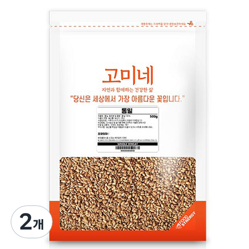 고미네 통밀, 500g, 2개