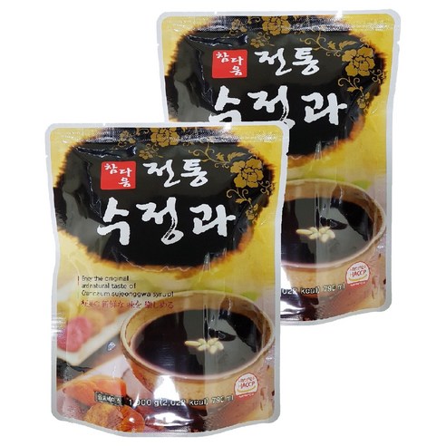 파낙스 참다음 전통수정과, 790ml, 2개