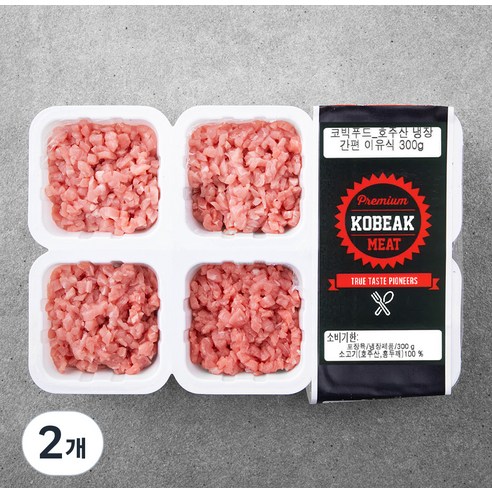 코빅푸드 호주산 냉장 간편 이유식용 소고기 (냉장), 300g, 2개 300g × 2개 섬네일