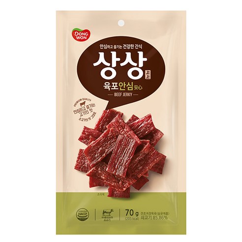 동원 상상육포 안심, 70g, 1개