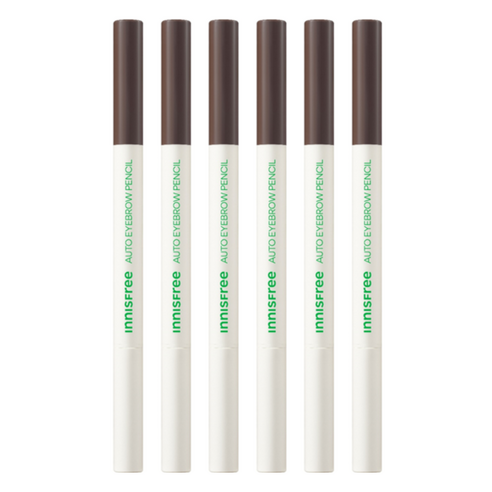 이니스프리 납작 아이브로우 펜슬 0.3g, 6 어반 브라운, 6개