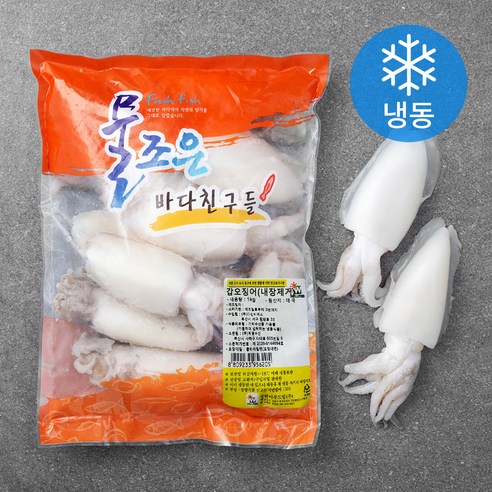 현이푸드빌 물조은 바다 친구들 손질 갑오징어 중 (냉동), 1kg, 1개