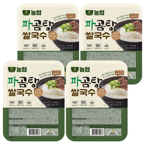 농협식품 파곰탕 쌀국수, 96g, 4개