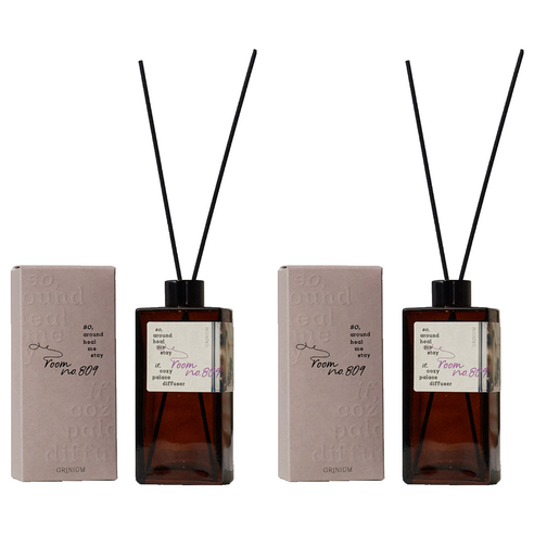 그리니움 힐디퓨저, 룸 넘버 809 호텔 로비향, 150ml, 2개
