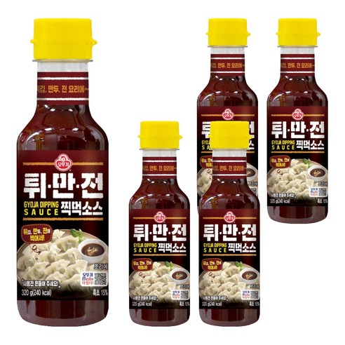 오뚜기 튀만전 찍먹소스, 5개, 320g