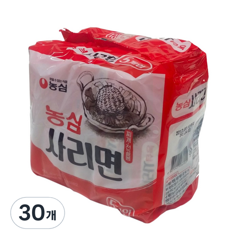 농심 사리면 110g, 30개