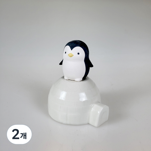 펭귄 세라믹 디퓨저, 아쿠아키스, 50ml, 2개
