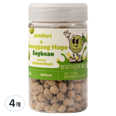잔다리 청양마요에 빠진 콩, 120g, 4개