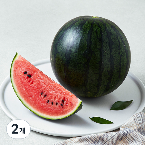 한반도 까망 애플수박, 1.5kg, 2개