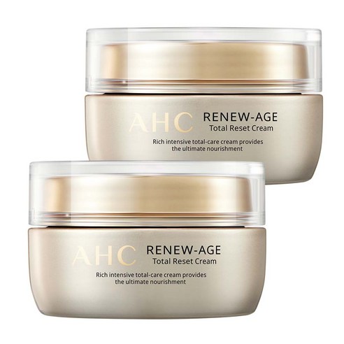 AHC 리뉴에이지 토탈 리셋 크림, 50ml, 2개