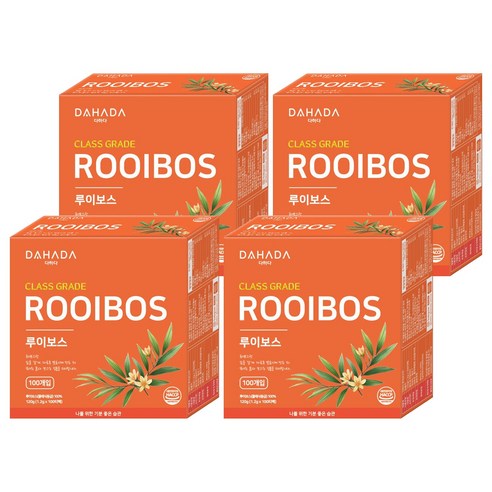 다하다 루이보스차, 1.2g, 100개입, 4개