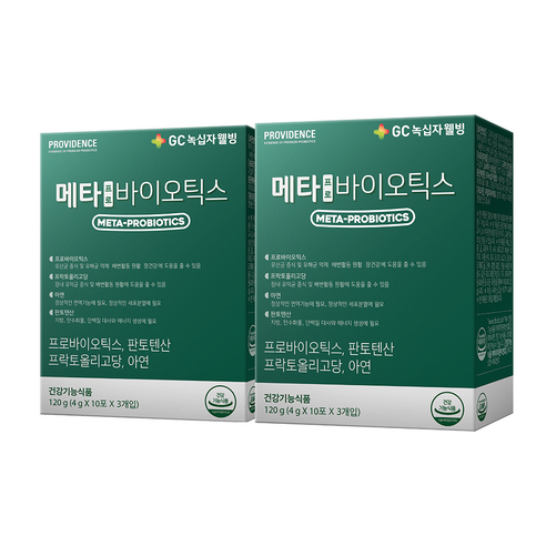 GC녹십자웰빙 프로비던스 메타프로바이오틱스, 120g, 2개