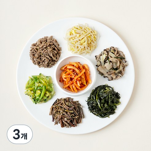 정미경키친 전주 비빔밥 세트 2인분, 330g, 3개