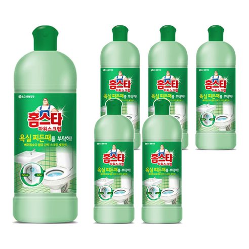 홈스타 파워스크럽 욕실용, 550ml, 6개