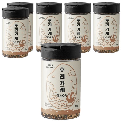 디쉬프로젝트 가쓰오맛 후리가께, 65g, 6개