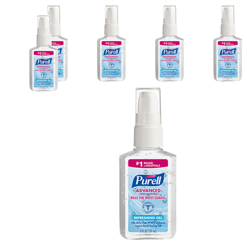 퓨렐 어드밴스 휴대용 손소독제, 59ml, 6개