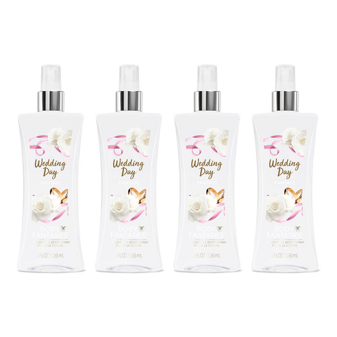 바디판타지 웨딩 데이 판타지 프래그런스 바디 스프레이 비누향, 236ml, 4개