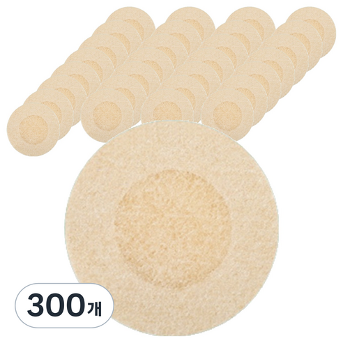 솜데이 원형 초슬림 니플패치 스킨컬러 60mm, 300개