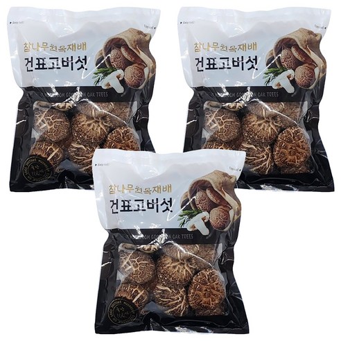 버섯꽃필때 건표고버섯동고, 100g, 3개