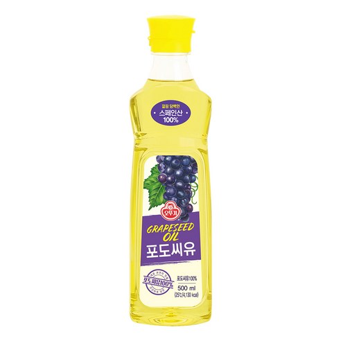 오뚜기 포도씨유, 500ml, 1개
