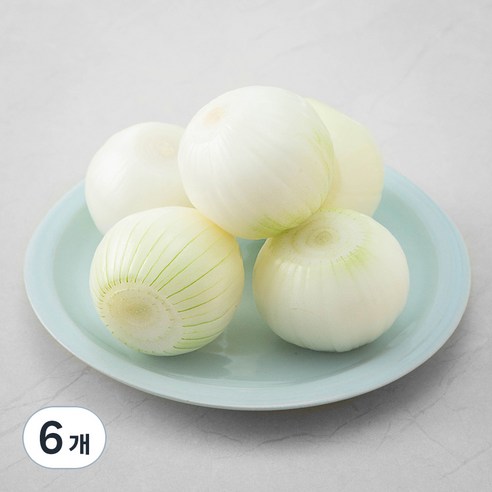 무안 깐양파, 1kg, 6개