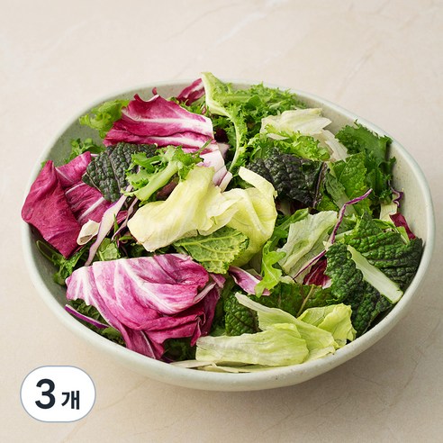 신선한 가든 채소 믹스, 300g, 3개