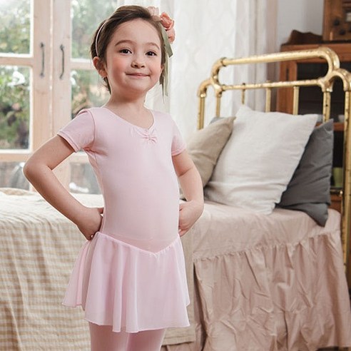 사랑스러운 핑크빛 쉬폰, 우리 아이 공주님 미소짓게 할 발레복