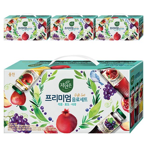 자연은 프리미엄 음료세트, 180ml, 48개
