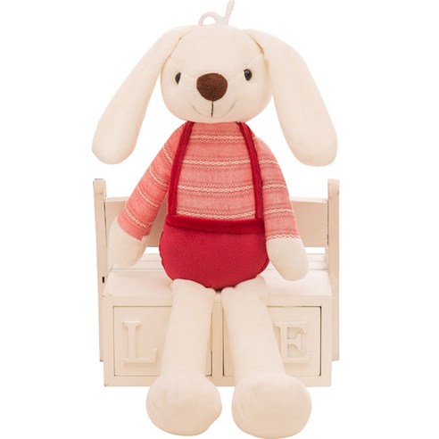 네이처타임즈 귀여운 토끼 인형, 레드, 60cm