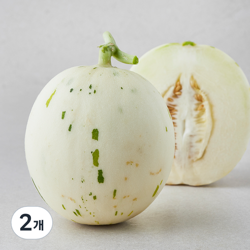 새벽경매 아삭한 백자메론, 1kg, 2개
