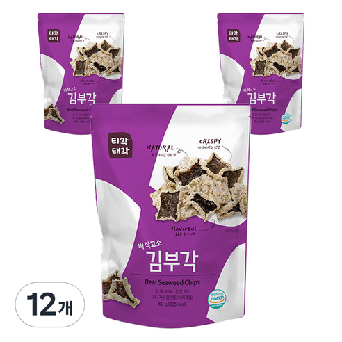 티각태각 속초 바삭고소 김부각, 60g, 12개