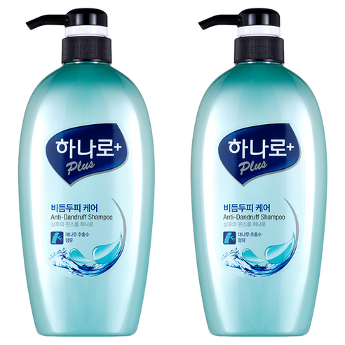 하나로 플러스 비듬두피 케어 샴푸, 680ml, 2개
